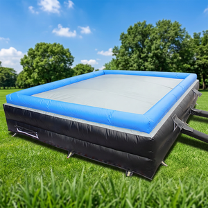 Tapis de protection gonflable WINSUN pour parcours d'obstacles, trampoline, ignifuge, imperméable, en PVC, certifié CE - Product Image 1