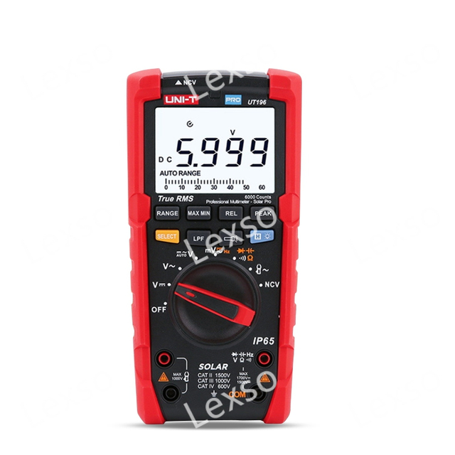 UNI-T UT196 True RMS Solar Digital Multimeter