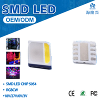 Nouvelle arrivée HD107S (version améliorée de l'APA102) puce LED SMD RVB 5054 pleine couleur avec CRI 90 et garantie de 3 ans
