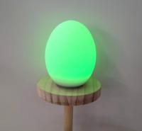 Neues Produkt Niedliches Ei-Silikon-LED-Nachtlicht für Babys