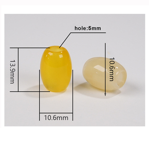 Cuentas Acrílicas Ovaladas <span class=keywords><strong>de</strong></span> 14mm, Dos Tonos, con Orificio Grande, para DIY, Correas <span class=keywords><strong>de</strong></span> Teléfono, Pulseras, Accesorios <span class=keywords><strong>de</strong></span> Ropa, Fabricación <span class=keywords><strong>de</strong></span> Joyería - Product Image 2