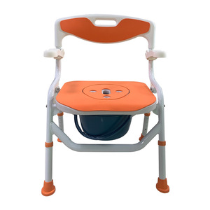 Chaise de toilette pliable pour personnes âgées, en alliage d'aluminium, légère, antidérapante, siège de douche, HJK 9019L, équipement de sécurité pour la salle de bain - Product Image 4