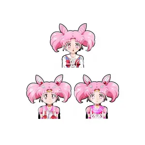 Chibiusa אנימה חמוד ילדה מדבקות Creative רכב מדבקת מחברת עמיד למים מדבקות קיר תפאורה Kawaii מדבקות עדשה