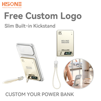 Batterie externe sans fil DB30 5000 mAh, sortie sans fil 15 W, charge rapide USB-C 22,5 W, affichage numérique, chargeur portable mince