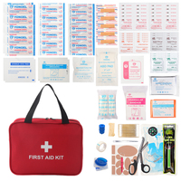 Trousse de premiers secours personnalisée avec logo, trousse de premiers secours d'extérieur, fournitures médicales d'urgence et formation pour la voiture, la maison et le bureau