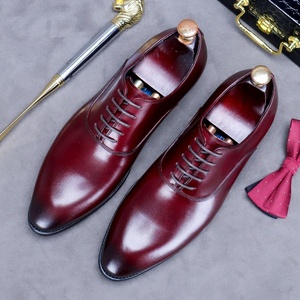 Zapatos de Cuero, Piel de Vaca Genuina, Estilo Británico, con Cordones y Punta Puntiaguda, para Hombre, Casuales y Formales de Otoño, con Diseño de Patchwork - Product Image 3