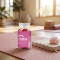 Aanpasbare schoonheidssupplement met kokosolie & pectine voor innerlijke schoonheid, Biotine Gummies