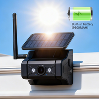 Sistem Kamera Cadangan Nirkabel WIFI Tenaga Surya 720P Kamera Cadangan Instalasi Magnetik untuk Mendukung Aplikasi Ponsel IOS/ANDROID