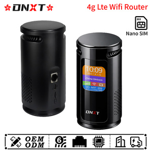 เราเตอร์ DNXT 4g 2.4GHz 300Mbps wifi 6 เราเตอร์ขนาดเล็ก wifi LTE Cat4 4g lte เราเตอร์ LCD Type-C 4g เราเตอร์พร้อมช่องใส่ซิมการ์ด สำหรับใช้งาน - Product Image 1