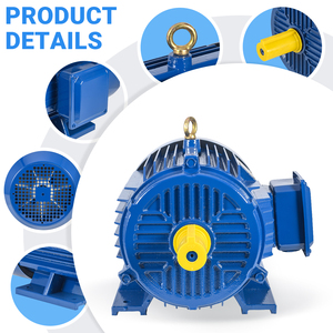 MOTEUR ASYNCHRONE TRIPHASE SÉRIE YE3 380V 7.5KW 10HP - Product Image 1