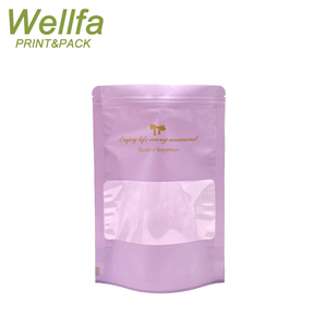 <span class=keywords><strong>Doypack</strong></span>-Bolsa Biodegradable De Papel <span class=keywords><strong>Kraft</strong></span> con estampado personalizado, Bolsa ecológica para embalaje De ventana, con cremallera - Product Image 6