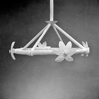 Lustre en pierre de plâtre blanche de style nordique, design artistique italien, LED en béton, télécommande, haute luminosité, pour intérieur, villa, salon, salle à manger