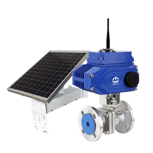 Solar Motorized valve via LoRa/GSM Remote Control Proportional Fertilizer Applicator Automatic Irrigation System