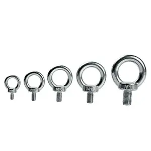 Stainless Steel A2-70 A4-80 S201 S304 S316 Din580 Extended Welded Lifting Eye Bolt