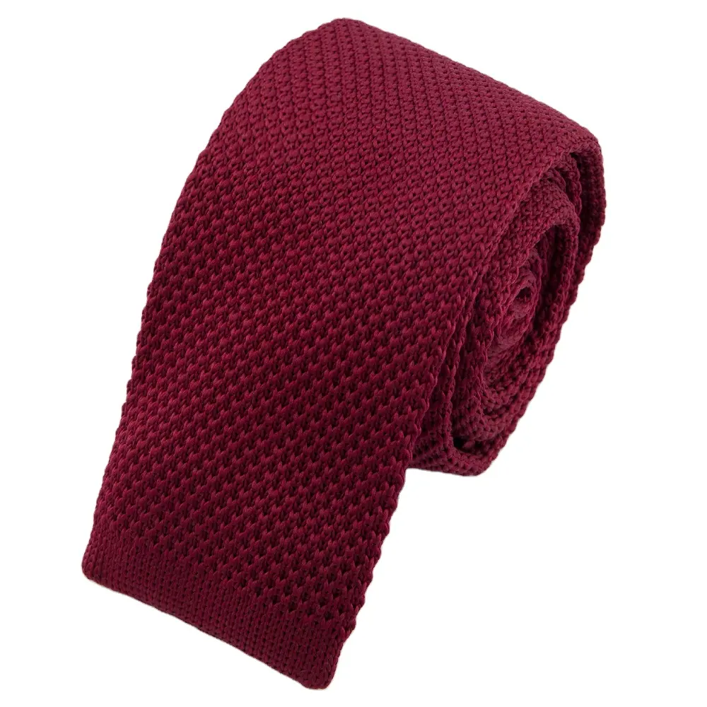 Manxiang изготавливаемый вручную элегантный тонкий мужской вязаный галстук