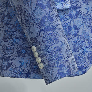 Costumes deux pièces pour hommes, printemps automne, blazers floraux, costumes de <span class=keywords><strong>mariage</strong></span>, costumes de scène, costumes de <span class=keywords><strong>DJ</strong></span>, costumes de chanteurs - Product Image 2