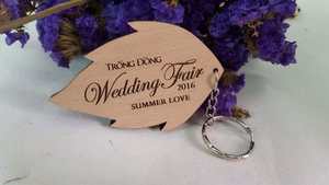 Porte-clés en bois suspendu, pour cadeau - Product Image 4