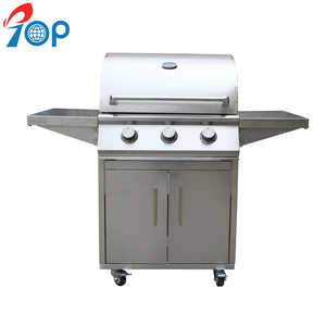 شواية باربيكيو OEM عالية الجودة 4 رؤوس مصنوعة من الفولاذ المقاوم للصدأ تستخدم في الأماكن المغلقة والخارجية - Product Image 4