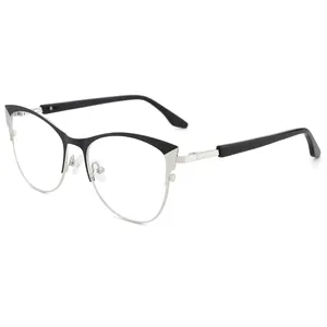 Großhandel zarte Metall dünne Brillen fassungen trend ige ultraleichte Blaulicht Filter brille Designer Computer Brillen