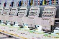 Machine à broder industrielle informatisée 28 têtes, fournisseur direct pour jouets, poupées et logos