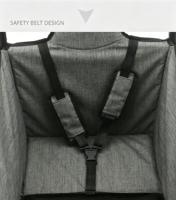 Chariot pliable OEM avec pare-soleil, conteneur roulant, poussette 2 places pour enfants, grande capacité, quatre roues tout-terrain pour l'extérieur
