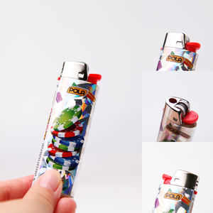 Encendedor de Gas de Plástico Recargable Desechable de Diseño Personalizado, Tamaño Máximo, Calidad Clásica Superior 2026, para Cigarrillos - Product Image 4