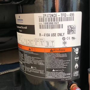 Compresseur de réfrigération HYZL ZPJ72KCE TFD 496 60Hz pour climatisation, refroidissement et chauffage - Product Image 1