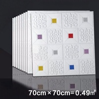 Papier peint 3D auto-adhésif moderne, briques noires, panneaux muraux en mousse XPE, imperméables, décoration murale et de plafond