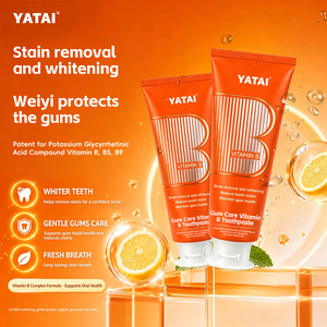 Dentifrice personnalisable au complexe de vitamine <span class=keywords><strong>B</strong></span> pour les soins des gencives, élimination des taches, blanchiment certifié, haleine fraîche, saveur menthe - Product Image 1