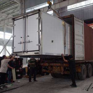 Pérou Chili FOTON <span class=keywords><strong>Concessionnaire</strong></span> ISUZU Fabricant de confiance Produire des pièces de boîte de camion frigorifique Cold Van Body Truck - Product Image 5