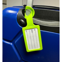 Diverses étiquettes de bagages durables en caoutchouc de Silicone personnalisées, étiquette d'étiquette de valise de voyage