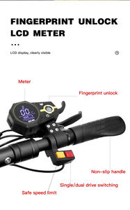 دراجات الجولف الإلكترونية القابلة للطي بقوة عالية 48 فولت 15.6AH/18.2AH مع مقعد كرسي فراغ الإطارات الجولف ه سكوتر - Product Image 5