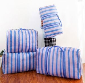 Great Class Waterproof Eco-Friendly Durable Portable Large Capacity Customized Creative pp Handheld Woven Storage Bag Zipper - Product Image 4