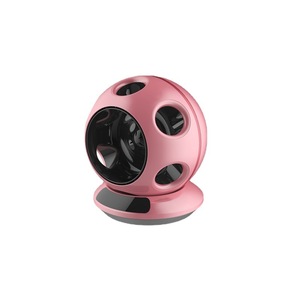 Ventilateur de table sans pales de style football avec télécommande, 220V DC, vent naturel, tête oscillante, minuterie jusqu'à 8 heures - Product Image 1