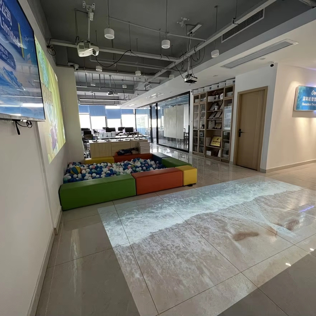 Indoor 3D Maping Projection Wall and Floor Mapping Projector Interactive Wall and Floor Game Interactive Projector for Games