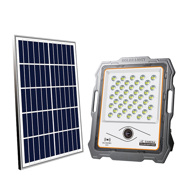 Solar Powered Wireless WIFI Spotlight & Floodlight Battery Operated Outdoor Security Camera CCTV Home Use