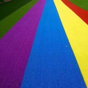 Hierba suministrada de fábrica Artificial bonita y colorida alfombra de hierba Artificial barata azulejo de hierba de acuario Artificial - Product Image 1