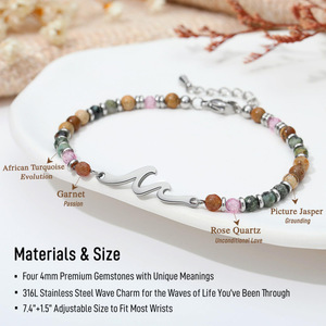 ของขวัญรับปริญญา Go2boho สำหรับเธอ ปี 2026 ของตกแต่ง สร้อยข้อมือสแตนเลสรูปกางเขน สำหรับผู้หญิง นักเรียนมัธยมต้น มัธยมปลาย และบัณฑิต - Product Image 5