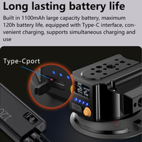 Nouveau Système Intelligent de Ventouse Électronique Aspirante 3 Pouces 75 mm pour Appareil Photo, Très Longue Autonomie en Veille, Outil à Main