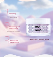 Crème Visage Rajeunissante au Collagène et Peptides PDRN (ADN de Saumon) et Niacinamide, Faible MOQ Personnalisé OEM/ODM/OBM