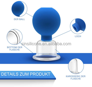 चेहरे की मालिश के लिए 4 मेडिकल ग्रेड कप सक्शन कप के चेहरे की मालिश के लिए हर शरीर के हिस्से की जीत - Product Image 3