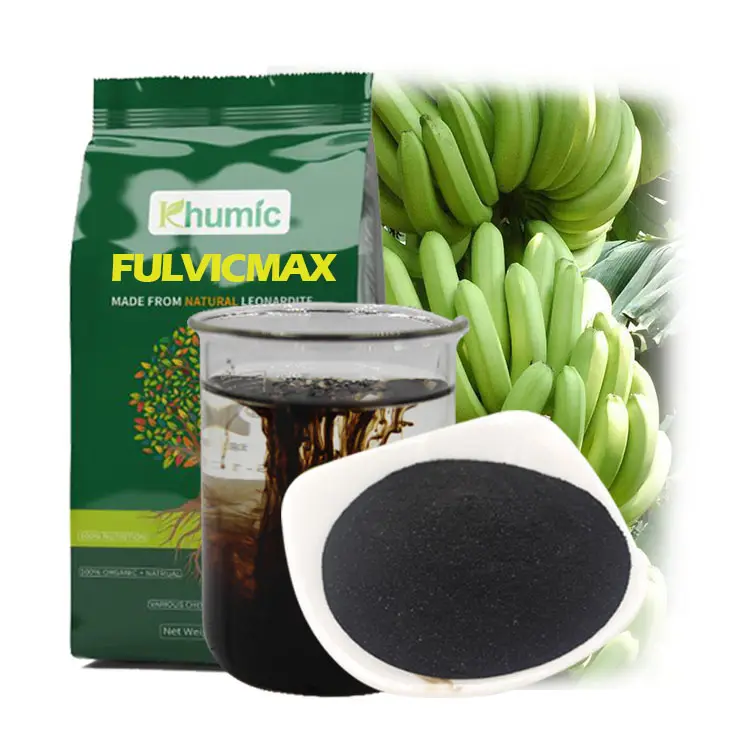 Fulvmax — vidéo stimulateur agricole pour la barbe, solution soluble dans l'eau, acide fulvique, organique, en poudre, organique, 50 ml