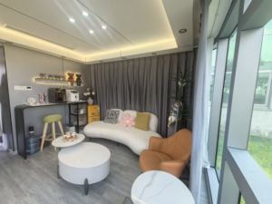 Capsule spatiale préfabriquée en acier, cabine mobile modulaire miniature, maison portable, pod de camping, alimenté à l'énergie solaire, éco-responsable, bâtiment de bureau - Product Image 5