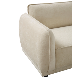 Juego de Sofás Modulares Convertibles de 3 Plazas, Tapizados en Bouclé, para Sala de Estar, Dormitorios, Apartamentos, Oficinas y Hoteles - Product Image 3