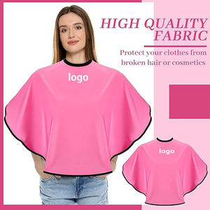 Capa de Maquillaje Personalizada con Logotipo para Salón de Belleza, Estudiantes y Artistas de Maquillaje, Impermeable, Corta, para Corte de Cabello, Capas Cosméticas - Product Image 2