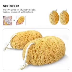 Bath Ball Essential Body Cleaner Honeycomb Scrubbing Sponge 2 Pcs with Rope Bath Sponge - Product Image 5