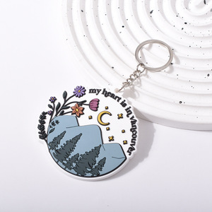 Promotional PVC Key <b>Ring</b> Custom Logo Rubber Keychain for Business Launch Campaign Gift Factory Direct - Product Image 4