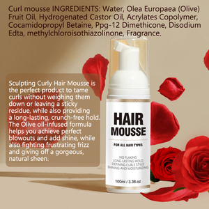 <span class=keywords><strong>Mousse</strong></span> <span class=keywords><strong>coiffante</strong></span> pour <span class=keywords><strong>cheveux</strong></span> à étiquette privée, contrôle des frisottis - Product Image 4