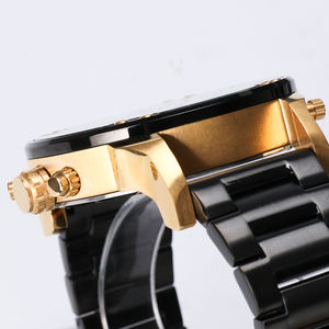 Relojes de Moda para Hombre Relojes de Pulsera de Cuarzo Caja Grande Genial Correa de Acero - Product Image 6