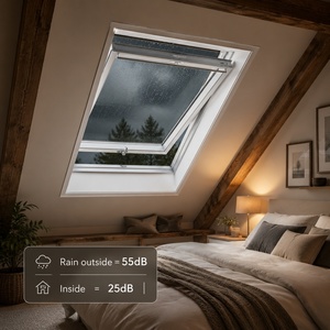 <span class=keywords><strong>Fenêtre</strong></span> <span class=keywords><strong>de</strong></span> <span class=keywords><strong>toit</strong></span> en aluminium avec verre trempé feuilleté et conception anti-fuite pour installation sur toiture - Product Image 3